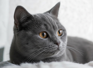 Tabby cat at rest